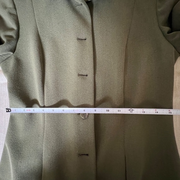 Vintage Two pieces pant suit set with long line jacket - Picture 3 of 7